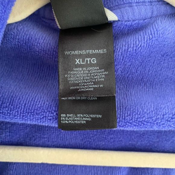 Women XL North Face Purple Jacket with Teal accents - Picture 8 of 9